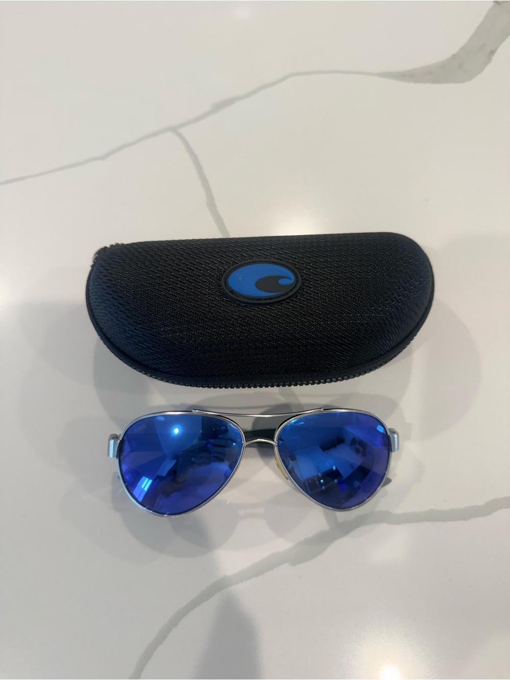 Costa Aviator Sunglasses with Blue Lenses - Picture 10 of 10
